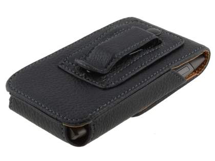 Textured Synthetic Leather Vertical Belt Pouch for Nokia X7