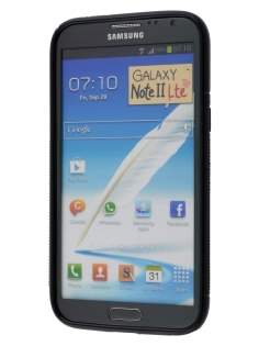 Wave Case for Samsung Galaxy Note 2 4G - Frosted Black/Black