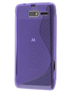 Wave Case for Motorola RAZR M 4G XT905 - Frosted Purple/Purple Wave Case for Motorola RAZR M 4G XT905 - Frosted Purple/Purple