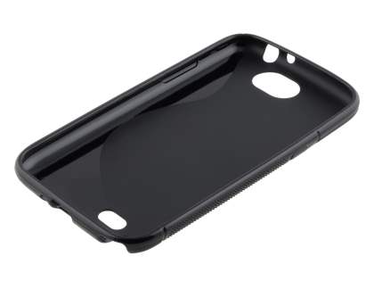 Wave Case for Samsung Galaxy Note 2 4G - Frosted Black/Black