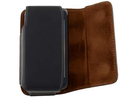 Extra-tough Genuine Leather ShineColours belt pouch for Samsung Galaxy W I8150