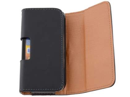 Smooth Synthetic Leather Belt Pouch for Samsung Galaxy W I8150