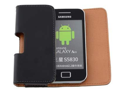 Smooth Synthetic Leather Belt Pouch for Samsung Galaxy Ace S5830