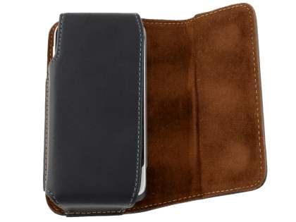 Extra-tough Genuine Leather ShineColours belt pouch for HTC Legend