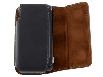 Extra-tough Genuine Leather ShineColours belt pouch for HTC 7 Trophy