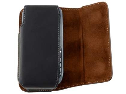 Extra-tough Genuine Leather ShineColours belt pouch for Nokia C3