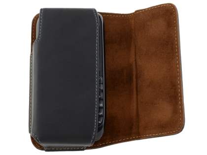 Extra-tough Genuine Leather ShineColours belt pouch for Nokia E63