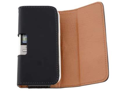 Smooth Synthetic Leather Belt Pouch for Nokia E5
