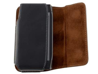 Extra-tough Genuine Leather ShineColours belt pouch for Nokia X7