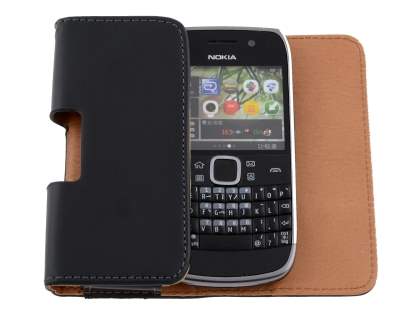 Smooth Synthetic Leather Belt Pouch for Nokia E6