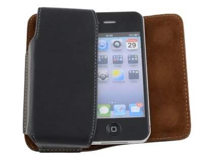 Extra-tough Genuine Leather ShineColours belt pouch for iPhone 4/4S