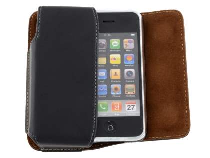 Extra-tough Genuine Leather ShineColours belt pouch for iPhone 3GS