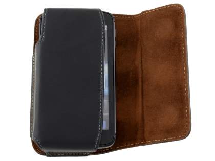 Extra-tough Genuine Leather ShineColours belt pouch for Motorola ATRIX 4G