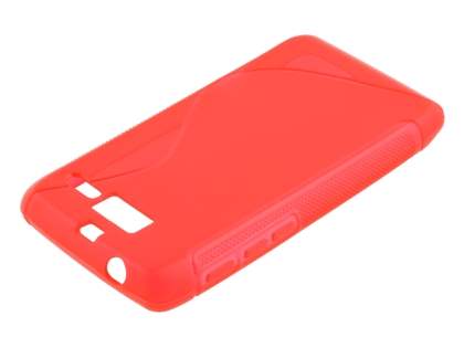Wave Case for Motorola RAZR M 4G XT905 - Frosted Red/Red