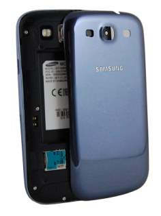 Genuine Samsung Galaxy S3 i9300 Battery Cover - Pebble Blue