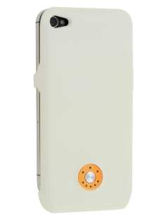 iPhone 4/4S Stylish Battery Case - White