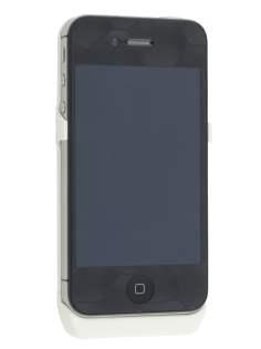 iPhone 4/4S Stylish Battery Case - White