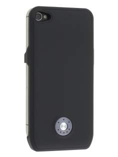 iPhone 4/4S Stylish Battery Case - Black