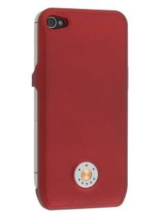 iPhone 4/4S Stylish Battery Case - Red