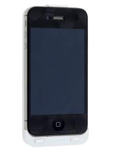 iPhone 4/4S Battery Case with Inbuilt Speakers - White
