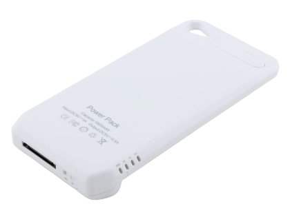 iPhone 4 Slim Case Battery Charger with Stand - White