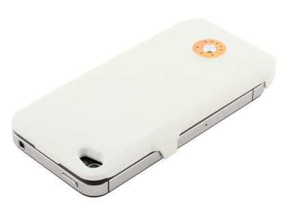 iPhone 4/4S Stylish Battery Case - White