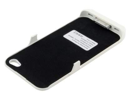 iPhone 4/4S Stylish Battery Case - White