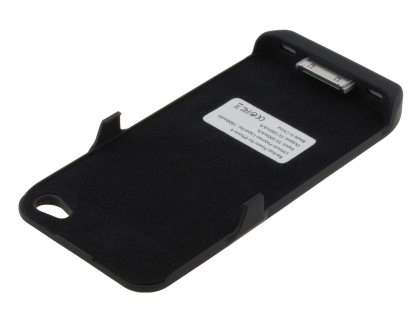 iPhone 4/4S Stylish Battery Case - Black