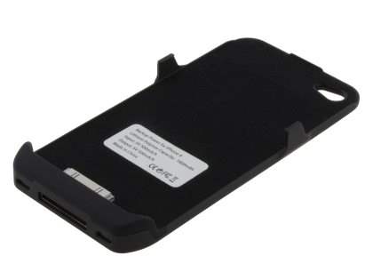 iPhone 4/4S Stylish Battery Case - Black