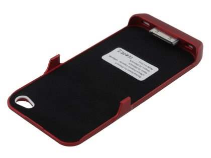 iPhone 4/4S Stylish Battery Case - Red