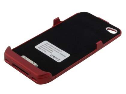 iPhone 4/4S Stylish Battery Case - Red