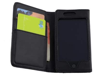 Wallet Case for iPod Touch 4 - Black
