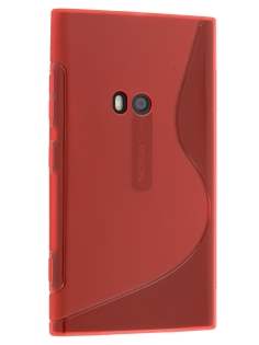 Wave Case for Nokia Lumia 920 - Frosted Red/Red Soft Cover