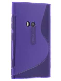 Wave Case for Nokia Lumia 920 - Frosted Purple/Purple Soft Cover