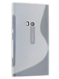 Wave Case for Nokia Lumia 920 - Frosted Clear/Clear Soft Cover