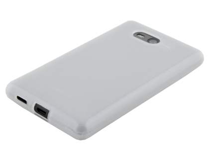 TPU Gel Case for Nokia Lumia 820 - Frosted Clear