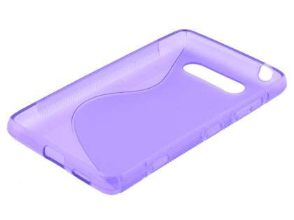 Wave Case for Nokia Lumia 820 - Frosted Purple/Purple