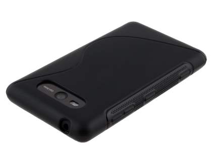 Wave Case for Nokia Lumia 820 - Frosted Black/Black