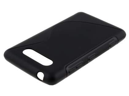 Wave Case for Nokia Lumia 820 - Frosted Black/Black