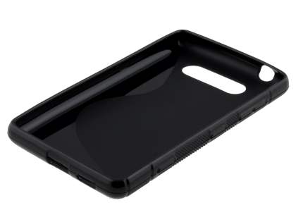 Wave Case for Nokia Lumia 820 - Frosted Black/Black