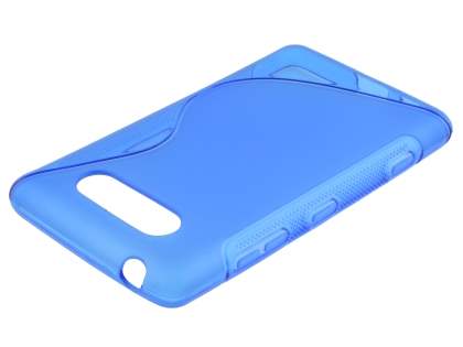 Wave Case for Nokia Lumia 820 - Frosted Blue/Blue