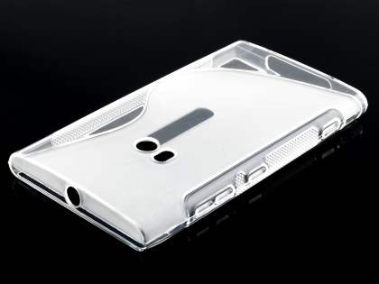 Wave Case for Nokia Lumia 920 - Frosted Clear/Clear
