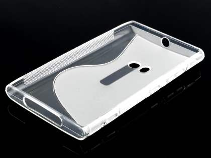 Wave Case for Nokia Lumia 920 - Frosted Clear/Clear