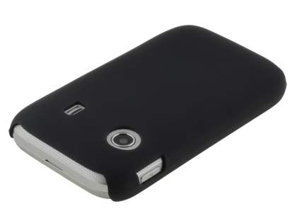 Samsung Galaxy Y S5360T UltraTough Rubberised Slim Case - Night Black