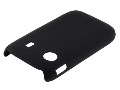 Samsung Galaxy Y S5360T UltraTough Rubberised Slim Case - Night Black