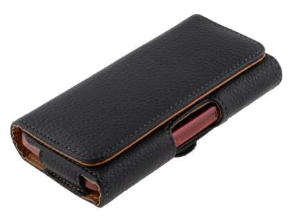 Textured Synthetic Leather Belt Pouch (Bumper Case Compatible) for HTC HD7