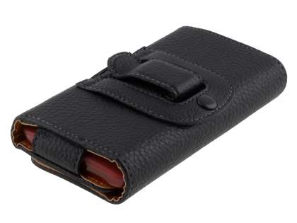 Textured Synthetic Leather Belt Pouch (Bumper Case Compatible) for HTC HD7