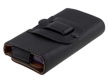 Textured Synthetic Leather Belt Pouch (Bumper Case Compatible) for LG Optimus Black P970