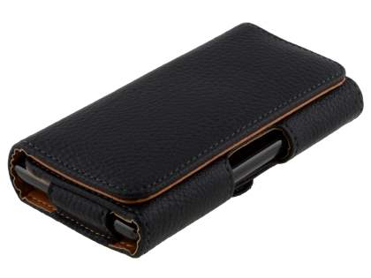 Textured Synthetic Leather Belt Pouch for LG