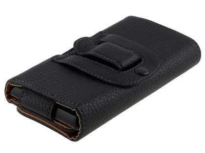 Textured Synthetic Leather Belt Pouch for LG